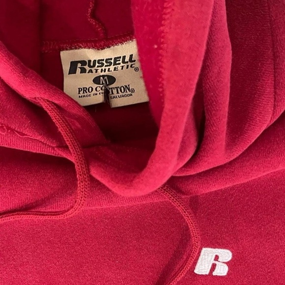 Y2K Russell Athletic Heavyweight Hoodie NWOT - Picture 3 of 3